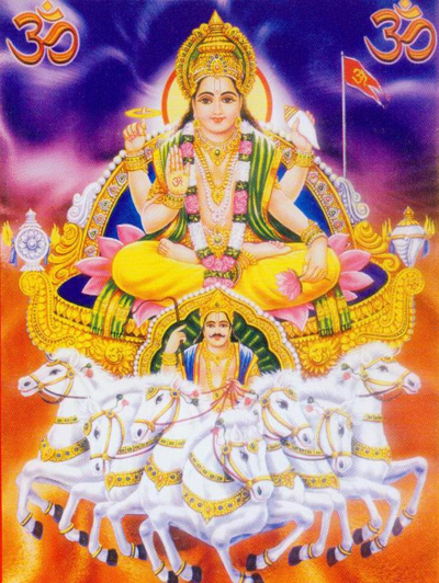 Aditya Hrydayam is a hymn associated with Sun God and was recited by the sage Agastya to Rama on the battlefield before fighting with Ravana.